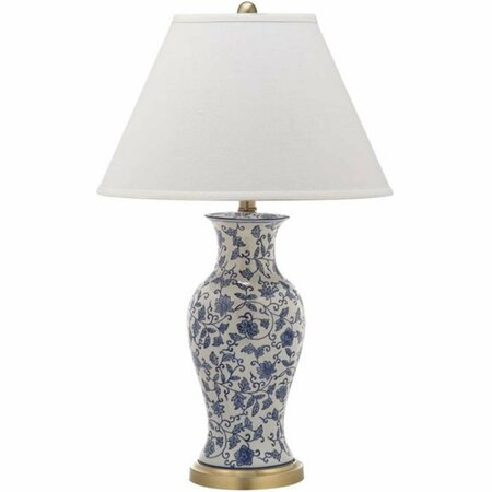 SAFAVIEH Beijing 29 in. Floral Urn Lamp, Blue & White, 2PK LIT4172A-SET2